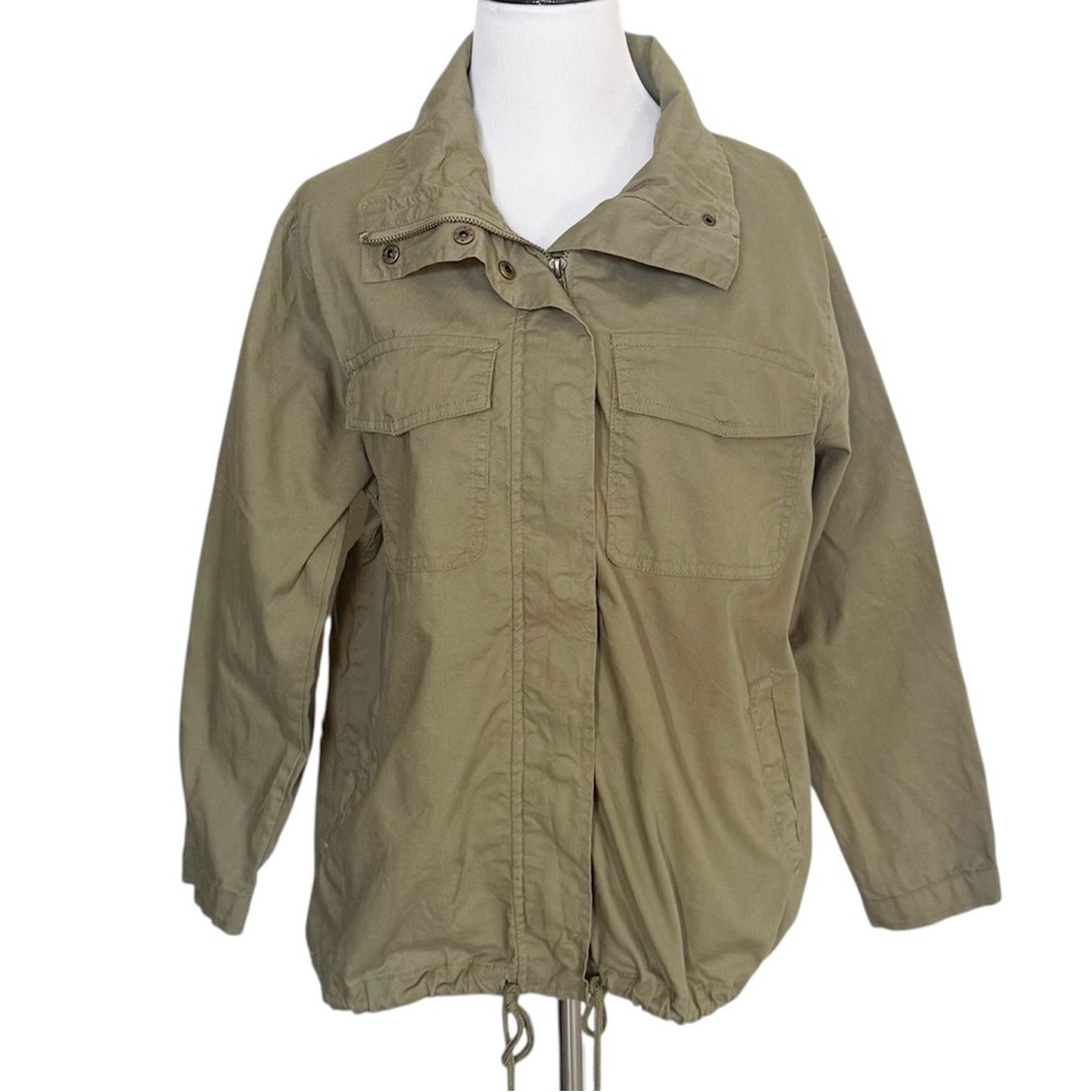 Carly Jean Lightweight Green Utility Jacket size Small